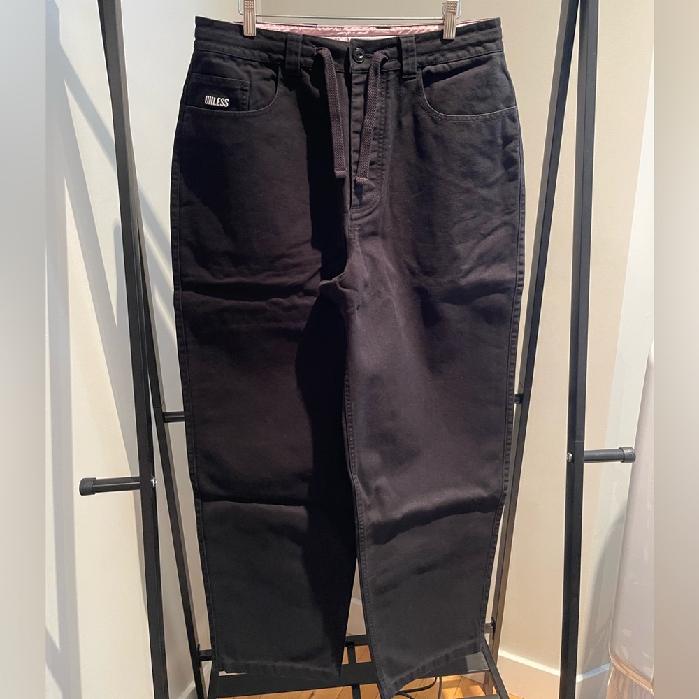 Unless Collective Men’s Baggy Canvas Pant - Size 32